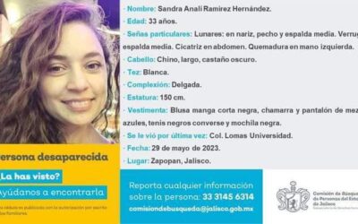 Mujer desaparece cerca de las inmediaciones del call center de Zapopan