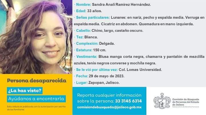 Mujer desaparece cerca de las inmediaciones del call center de Zapopan