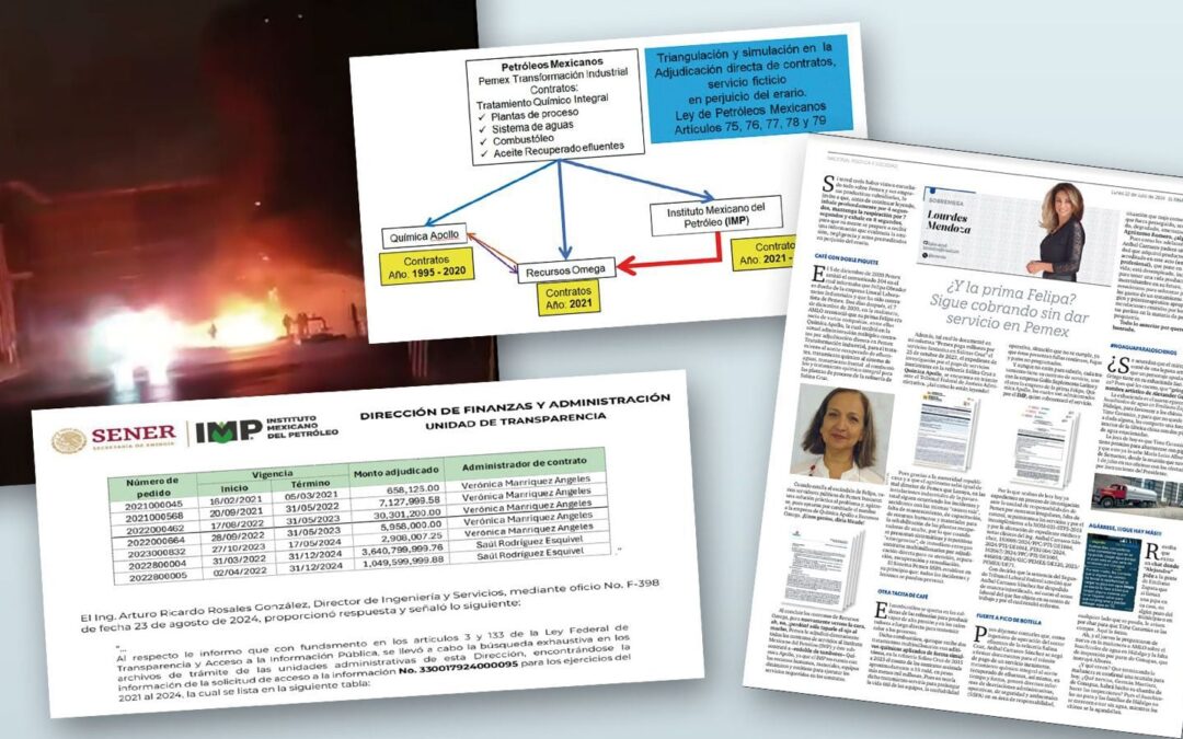 Contaminación, negocios y muertes, los vínculos entre Pemex, IMP y la prima Felipa