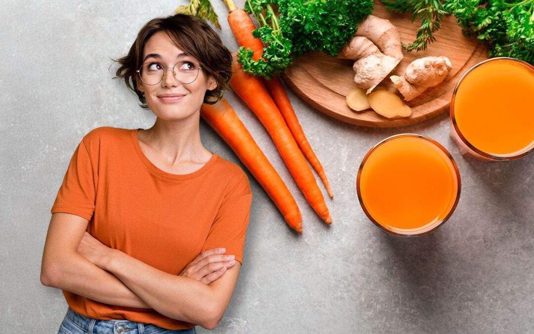 ¿Para qué sirve tomar jugo de zanahoria con jengibre?
