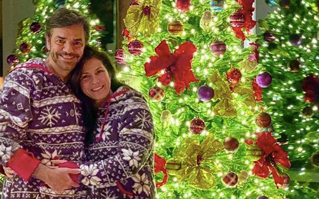 Alessandra Rosaldo publica fotos navideñas con Eugenio Derbez; ‘Antes yo era la Grinch’
