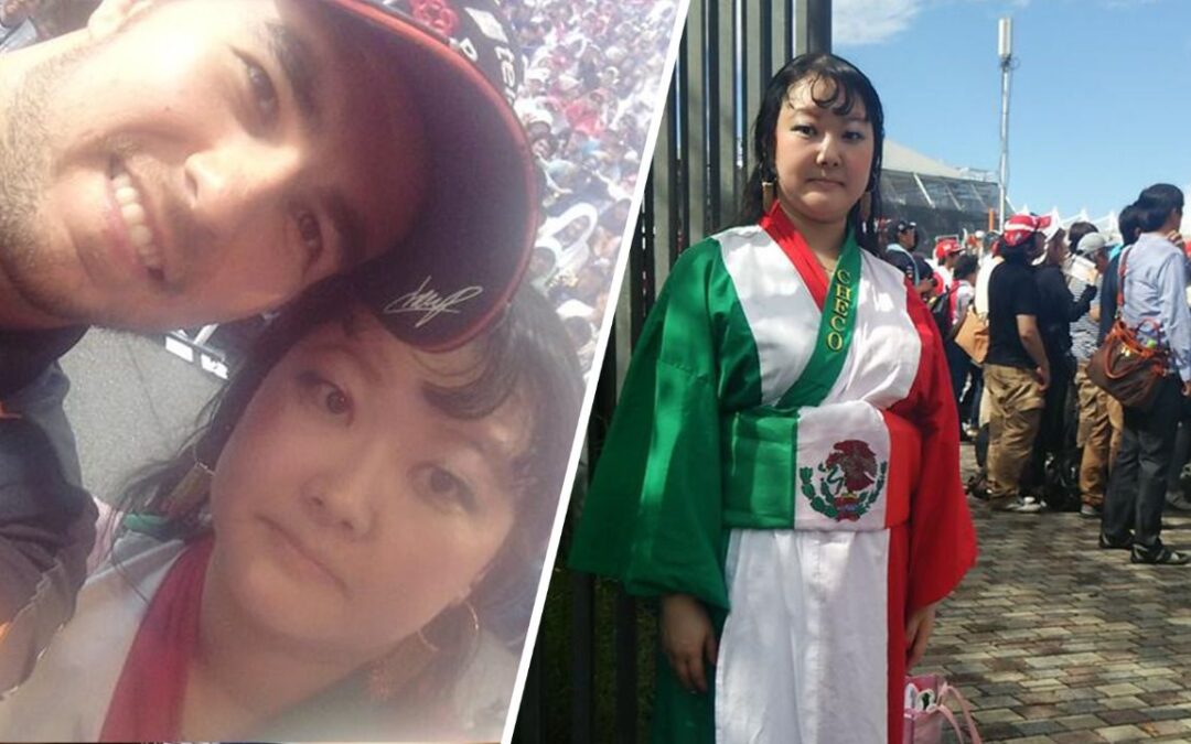 ‘Checo’ Pérez: Ella es Eri, la fan número 1 del piloto mexicano en Japón