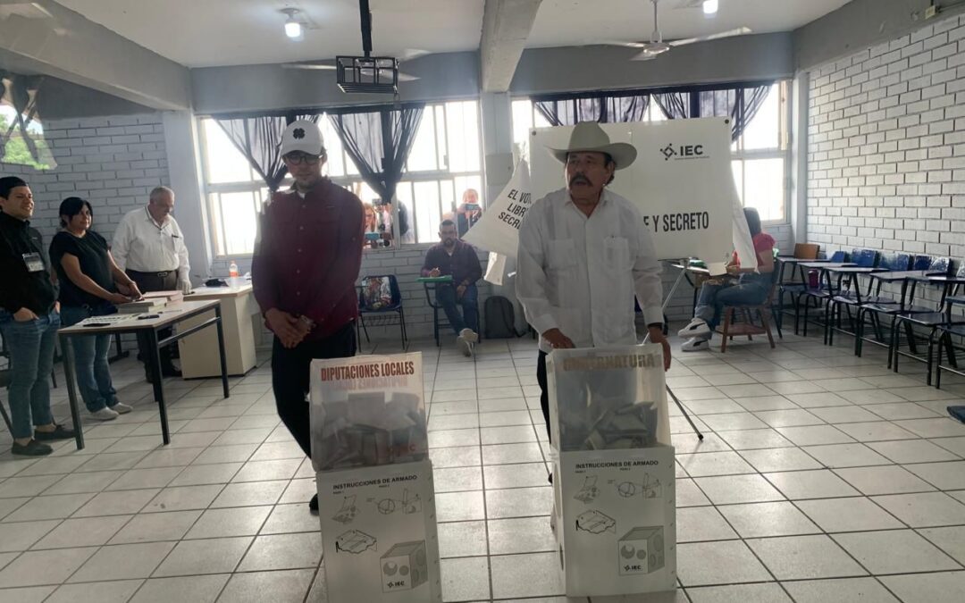 Armando Guadiana vota en Elecciones 2023: ‘Vamos a ganar’