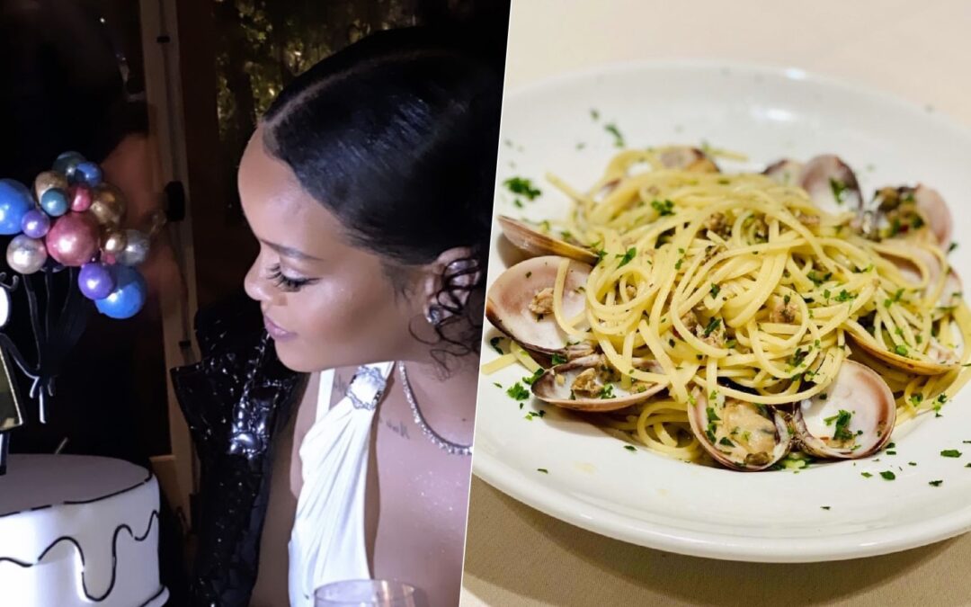 ¿A cómo el espagueti? Rihanna celebró en este restaurante italiano su cumpleaños 35