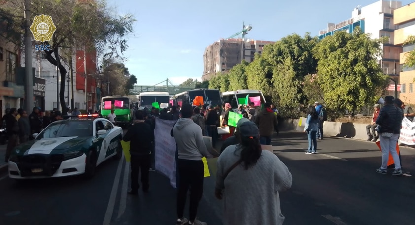 Transportistas bloquean centro de la CDMX: sigue el reporte en vivo