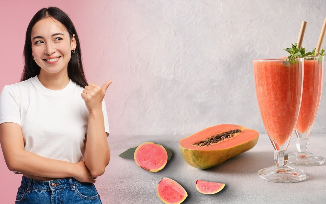 ¿Para qué sirve tomar agua de papaya con guayaba?