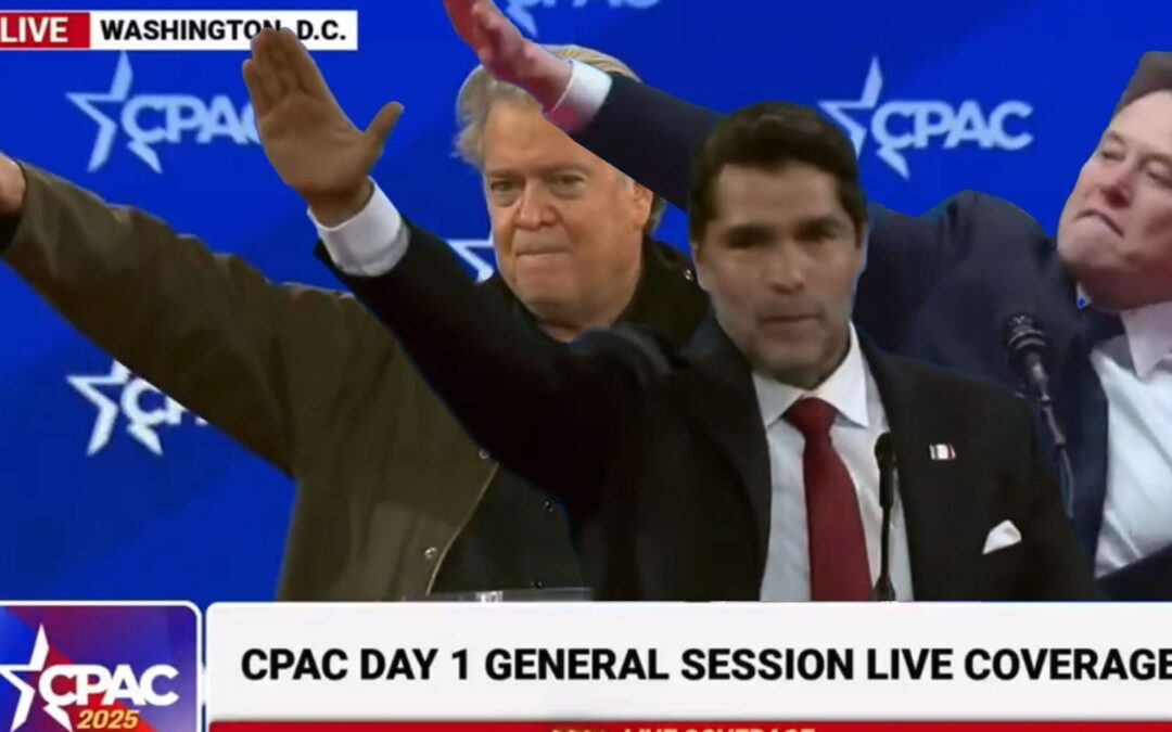 Como Musk: Eduardo Verástegui y Steve Bannon realizan saludo nazi en discursos de la CPAC