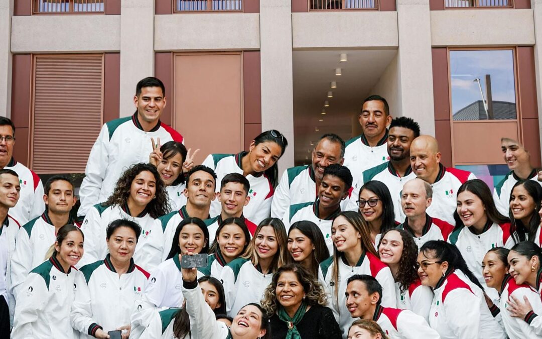 Delegación mexicana ya llegó a la Villa Olímpica para los Juegos de París 2024