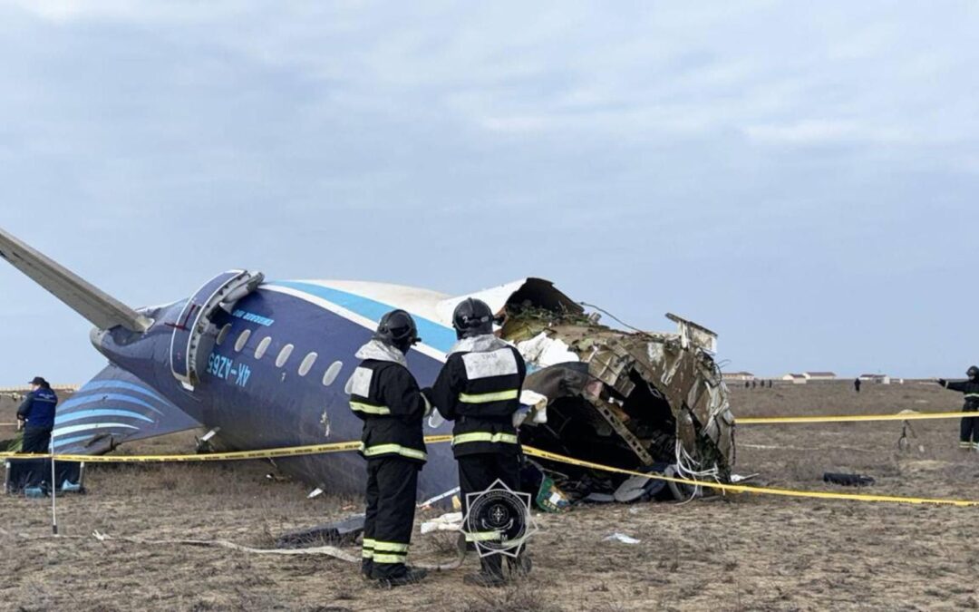 Kazajistán presentará informe previo sobre caída de avión de Azerbaiyán a fines de enero