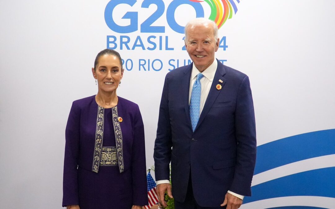 Sheinbaum y Biden tienen primer ‘cara a cara’ en el G20: ‘Debe existir buena relación entre México y EU’