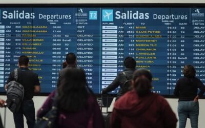 Crecen los viajes aéreos entre México y EU: Flujo de pasajeros aumenta 11.5 por ciento en abril