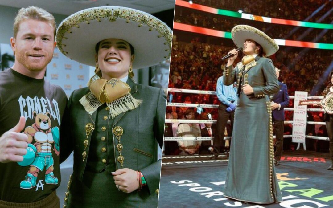 Camila Fernández habla de su error al cantar el Himno Nacional en la pelea de ‘Canelo’: ‘Estaba conmovida’