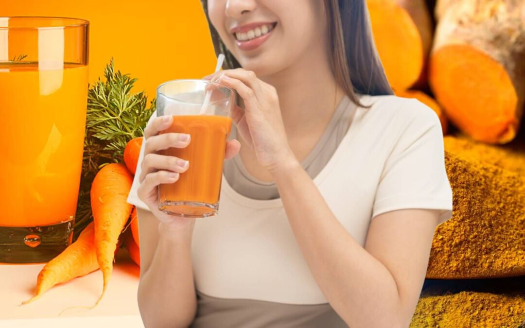 ¿Para qué sirve el jugo de zanahoria con cúrcuma?