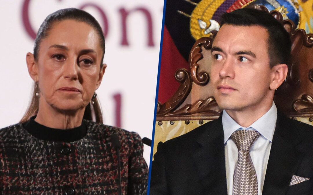 ‘Golpe’ de Sheinbaum a Daniel Noboa: ‘Ojalá en Ecuador pronto digan presidenta con A’
