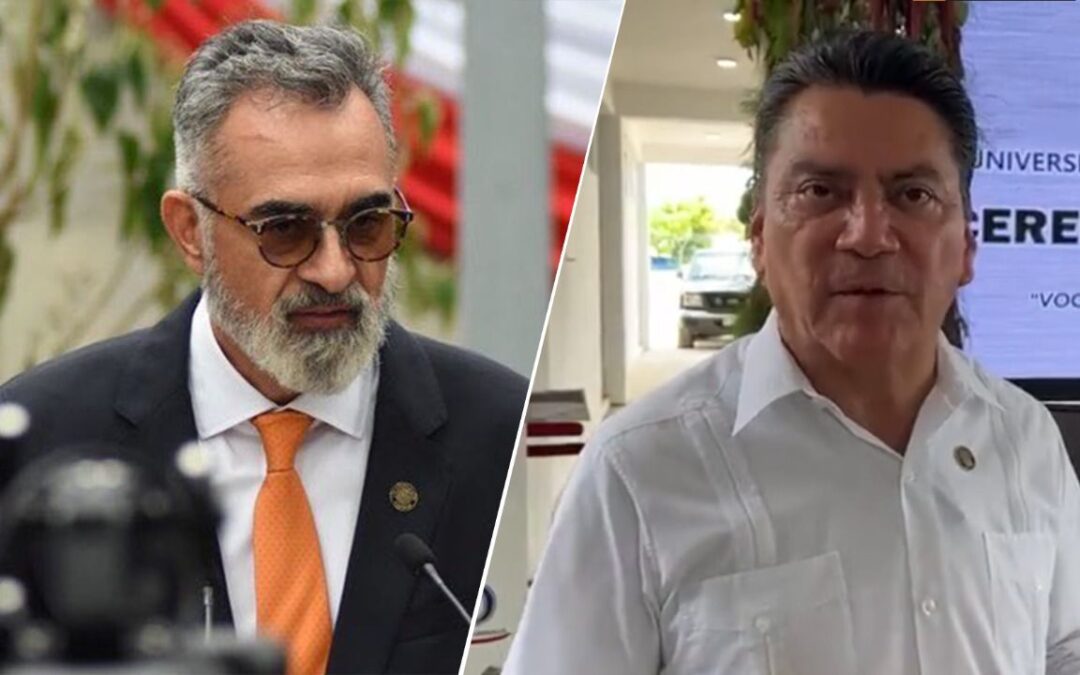 Diputado Caro Cabrera lanza cotonetes a morenista que le dijo ‘Salvador Barato’