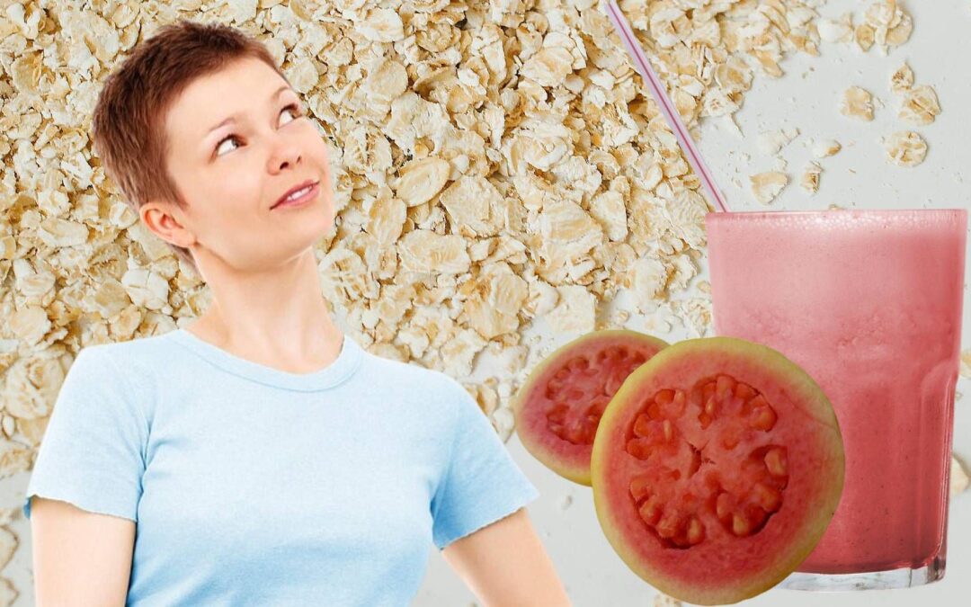 ¿Cuál es el efecto del agua de guayaba con avena?