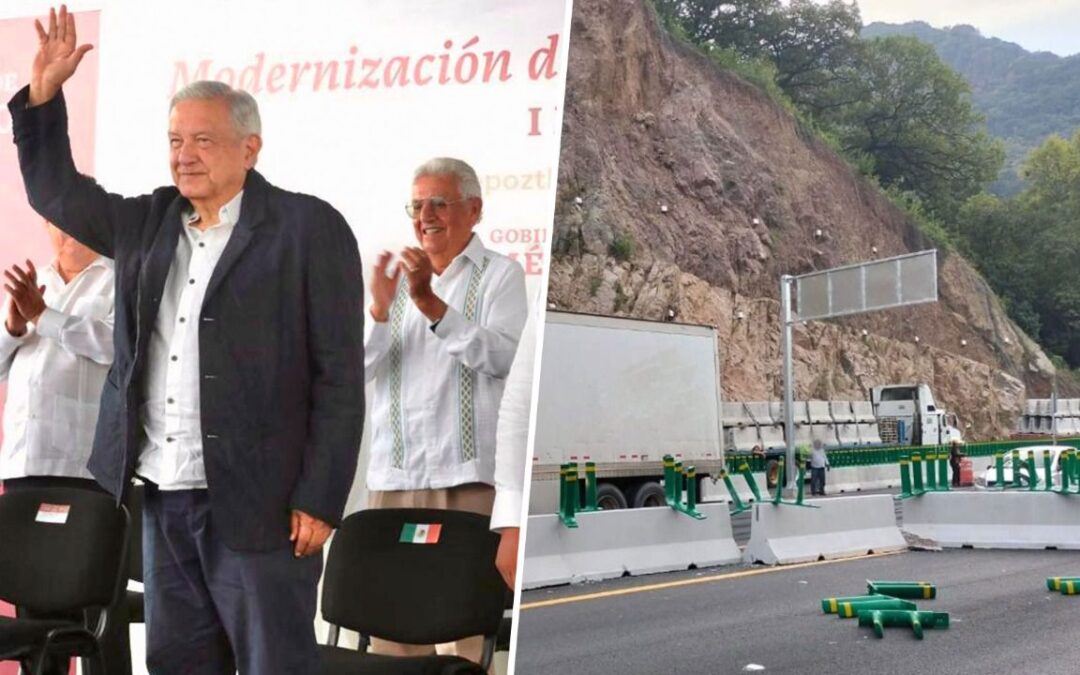 ‘Estreno’ caótico en La Pera-Cuautla: Reportan accidentes de motos y choque de tráiler