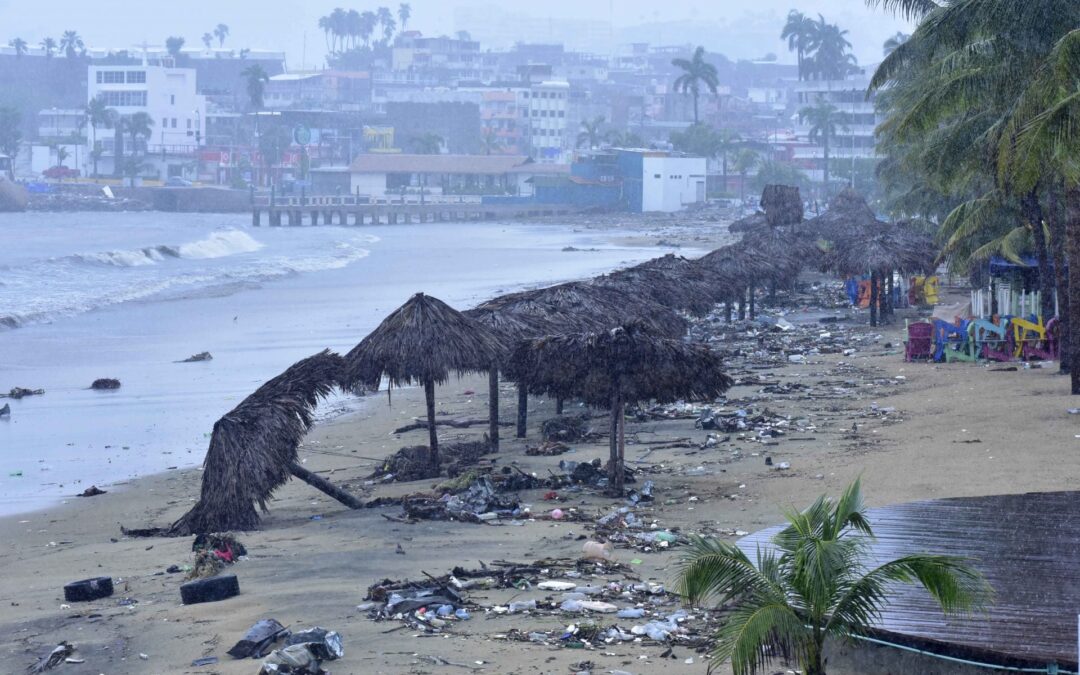 ‘John’ se degrada a sistema de baja presión remanente: Las lluvias seguirán en Acapulco