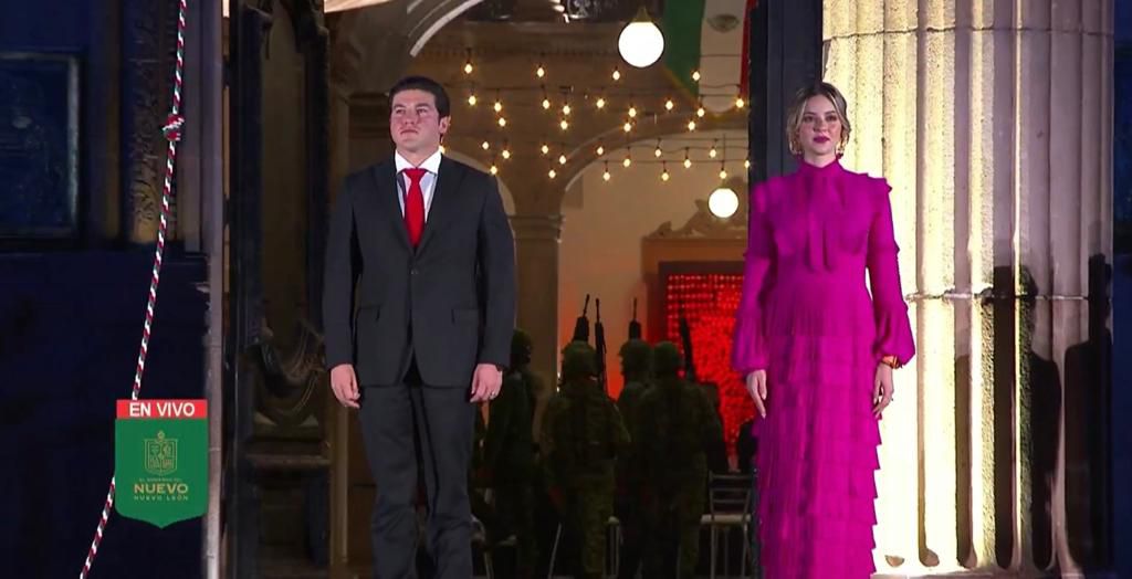 Samuel García y Mariana Rodríguez se estrenan en ‘Grito’ de Independencia en Nuevo León