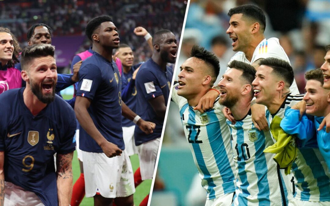 ¿En cuáles equipos juegan los seleccionados de Francia y Argentina y qué plantilla es más cara?
