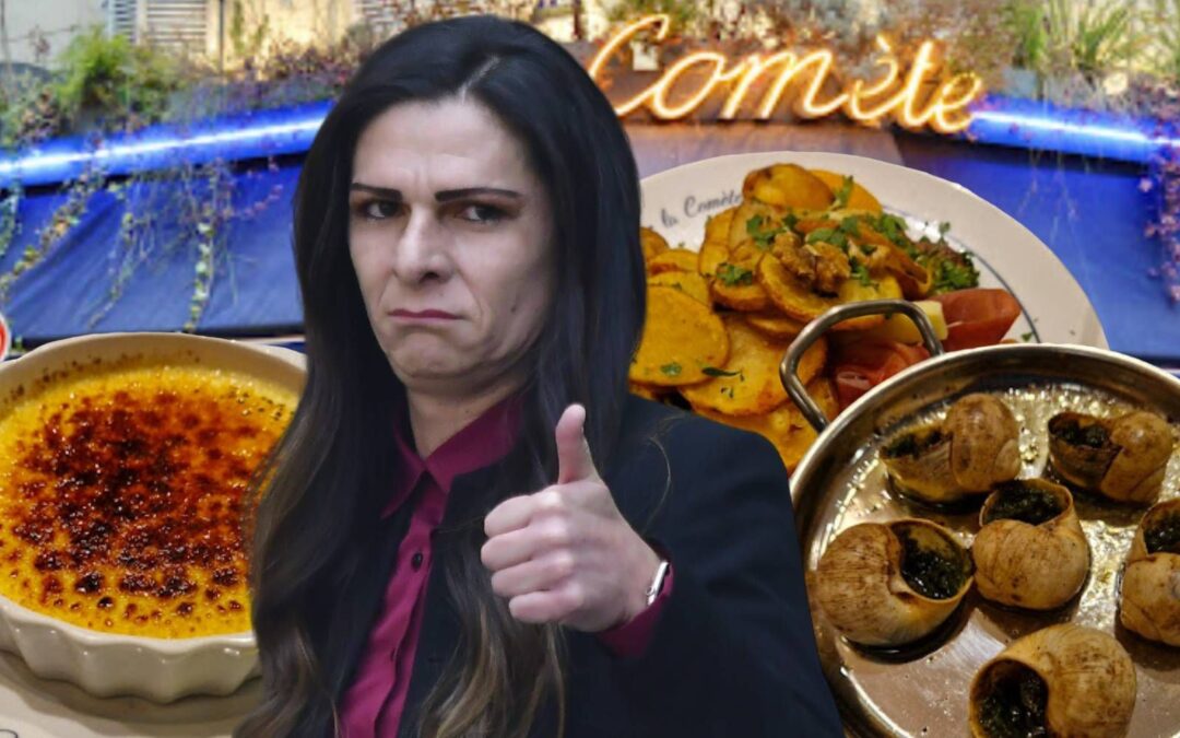 Los ‘juegos gourmet’ de Ana Guevara en París 2024: Ahora come en La Comète y estos son los precios