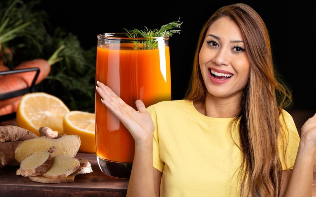 ¿Para qué sirve el jugo de zanahoria con jengibre y limón?