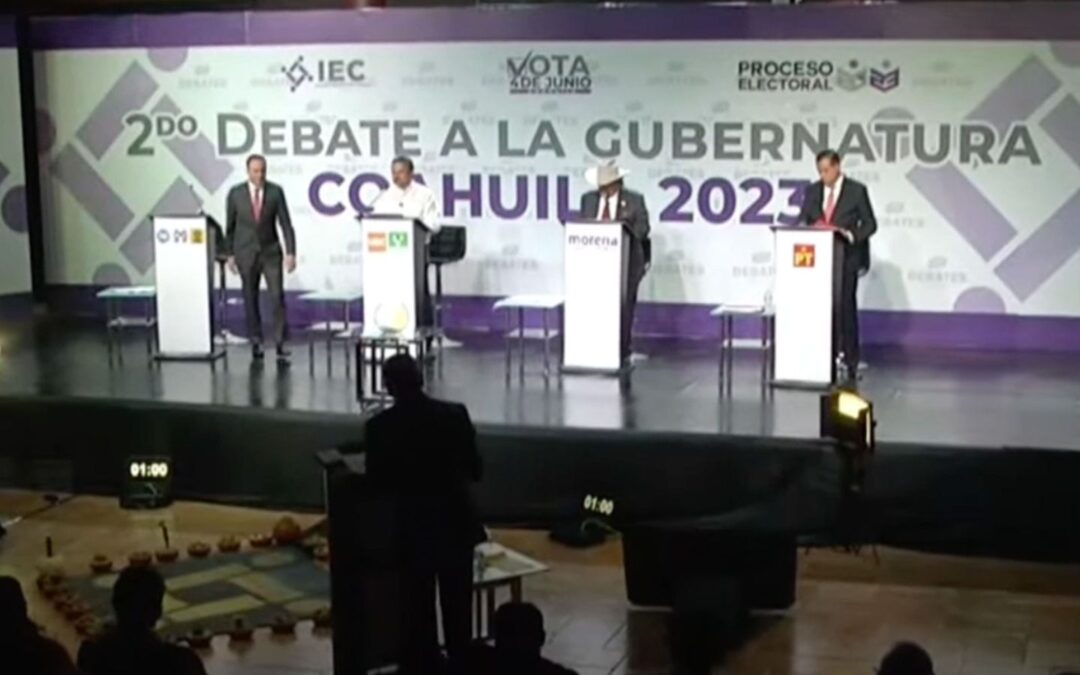 Debate elecciones de Coahuila 2023: Así les fue a los candidatos en el segundo cara a cara
