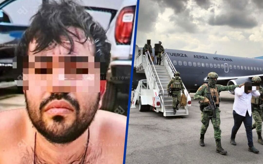 Trasladan a CDMX  a ‘El Piyi’, jefe de seguridad de Los Chapitos, tras ser capturado en Sinaloa