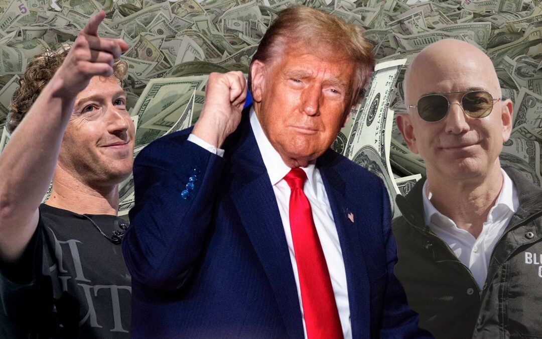 Amazon y Meta donan 1 millón de dólares cada una para toma de protesta de Donald Trump