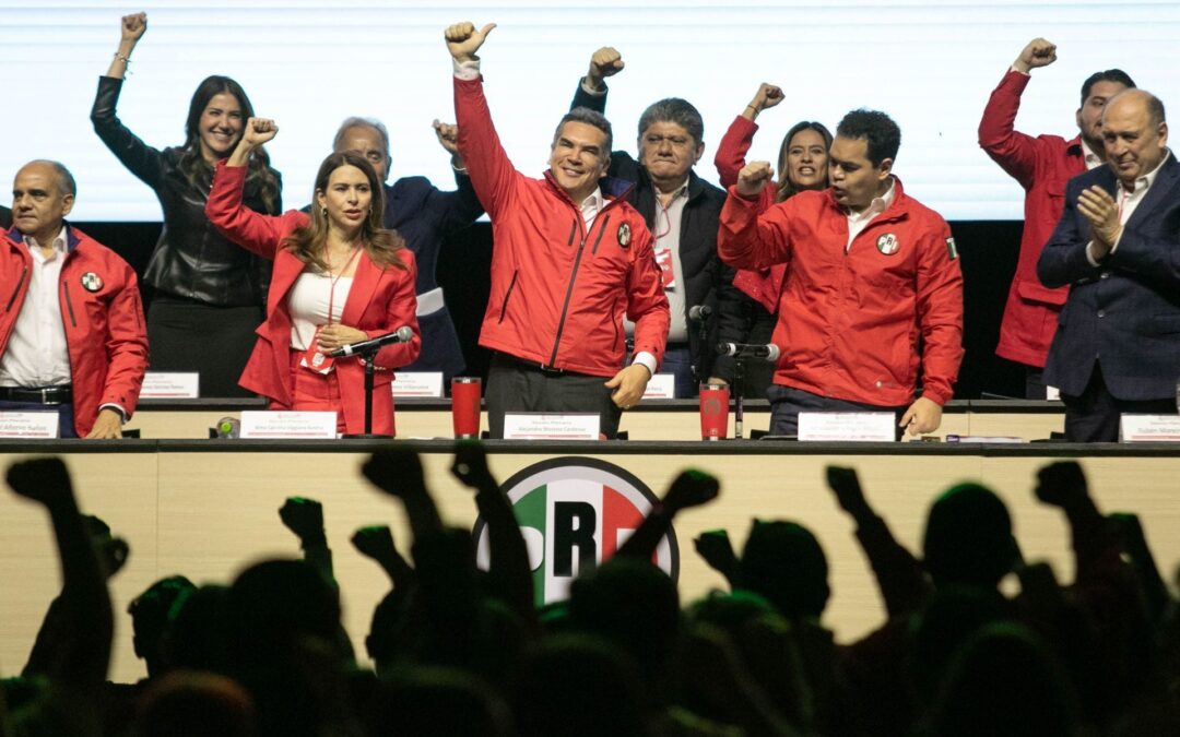 ¿Premio a sus resultados? Avalan priistas en asamblea reelección de ‘Alito’ Moreno