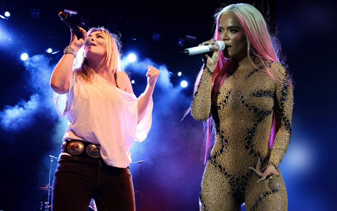 ‘Con la carita empapada’: Amaia Montero regresa a los escenarios con Karol G y canta ‘Rosas’