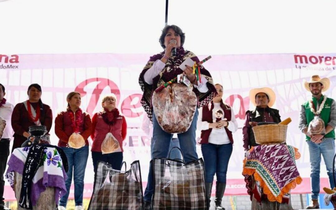 Delfina Gómez ‘presume’ apoyo de mexiquenses: ‘corruptos están desesperados y con miedo’