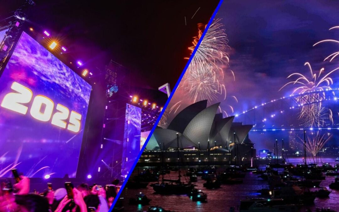 (FOTOS) El mundo recibe el Año Nuevo 2025 con fuegos artificiales y espectáculos de luces