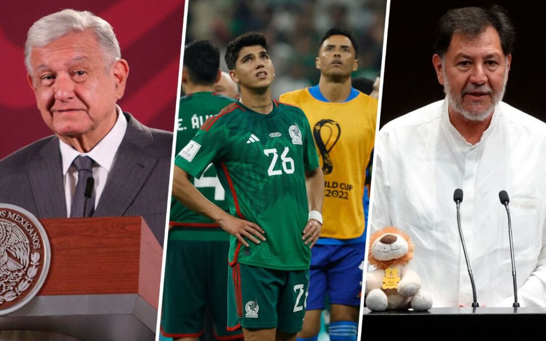 Políticos reaccionan a eliminación de la Selección Mexicana del Mundial 2022