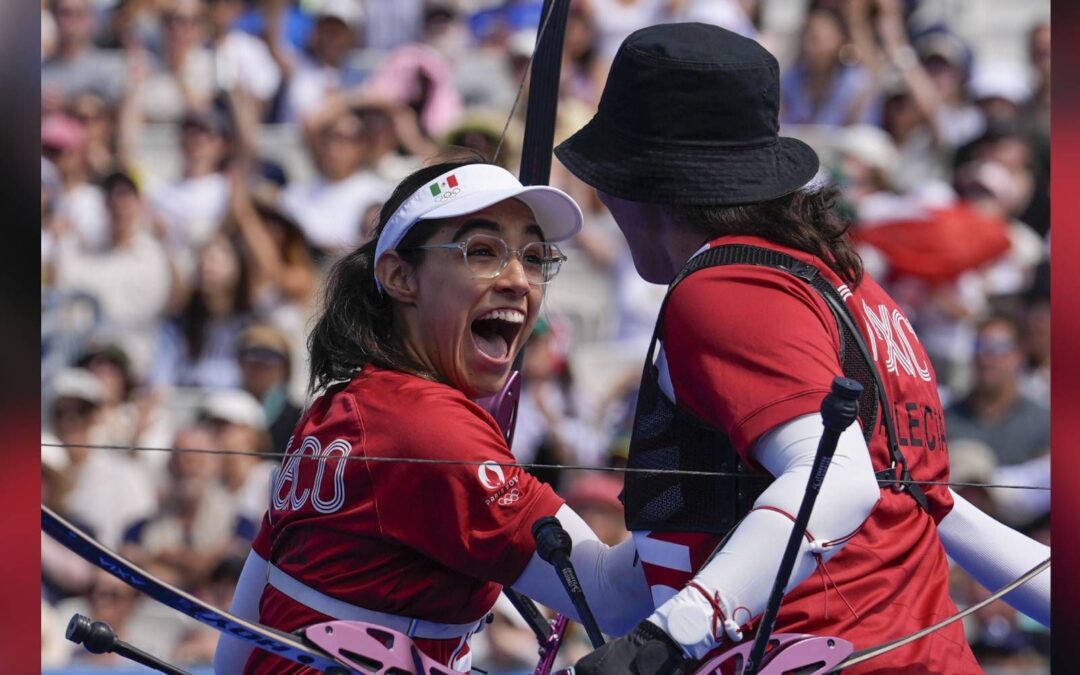 ¡Históricas! Atletas de tiro con arco ganan primera medalla para México en París 2024