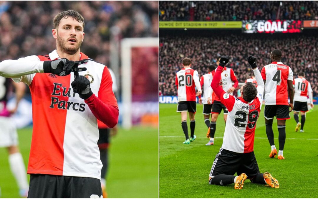 Santiago Giménez iguala marca de ‘Chicharito’ y pelea el título de goleo de la Eredivisie