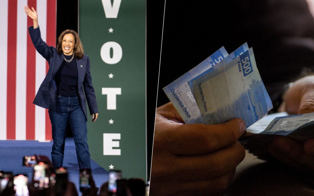 Elecciones 2024 en EU ‘le echan la mano’ al peso: ¿Cuánto se apreciaría si gana Kamala Harris?
