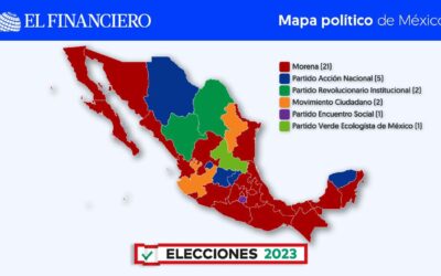 Mapa político tras las elecciones 2023: Morena avanza y el PRI está a punto de desaparecer