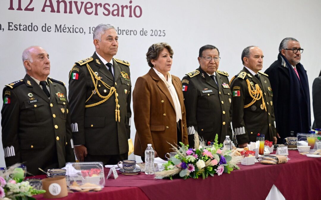 Ejército Mexicano es clave en la lucha contra la delincuencia en el Estado de México: Delfina Gómez
