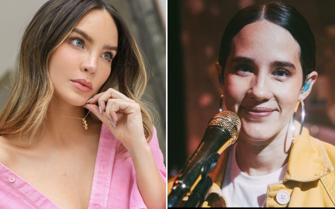 Belinda ya visitó Mítikah y acompañó a Ximena Sariñana en un pequeño concierto