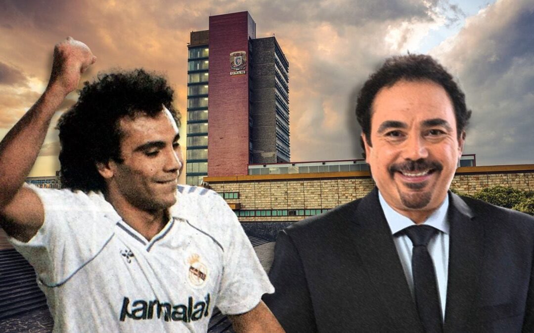 ¿Qué carrera estudió Hugo Sánchez en la UNAM mientras jugaba con Pumas?