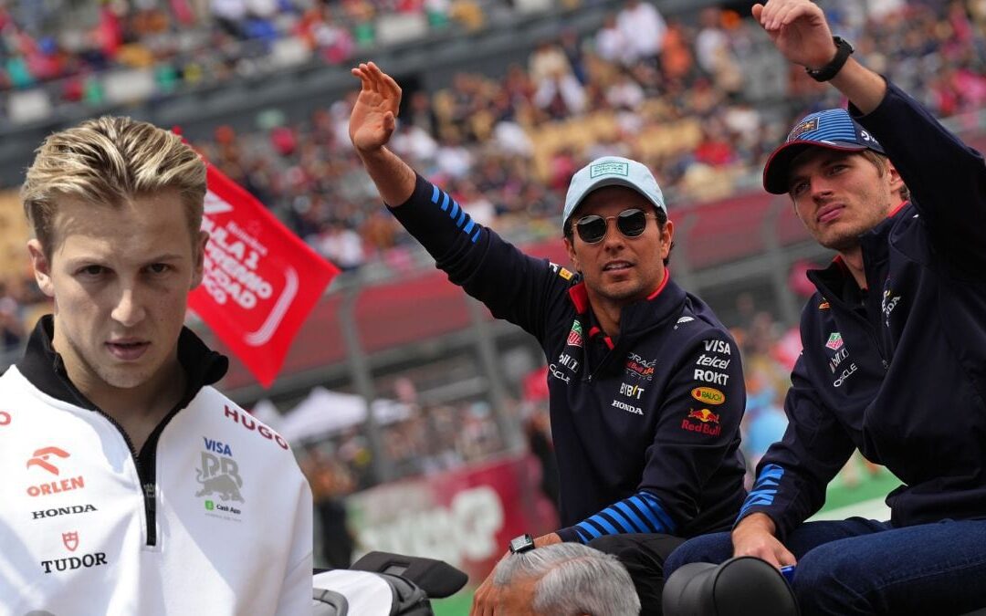 Liam Lawson y la disculpa a ‘Checo’ Pérez tras accidente en GP de México: ‘No debí hacerlo’