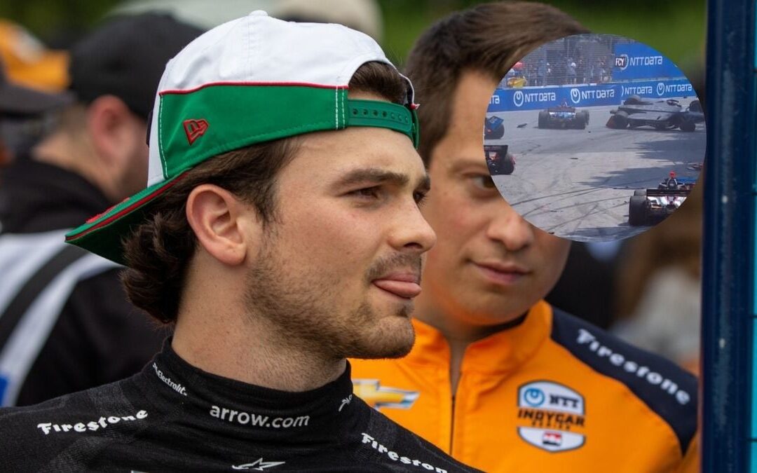 (Video)Pato O’ward provoca accidente en la Indycar: ‘A la próxima podrían usar bandera amarilla’