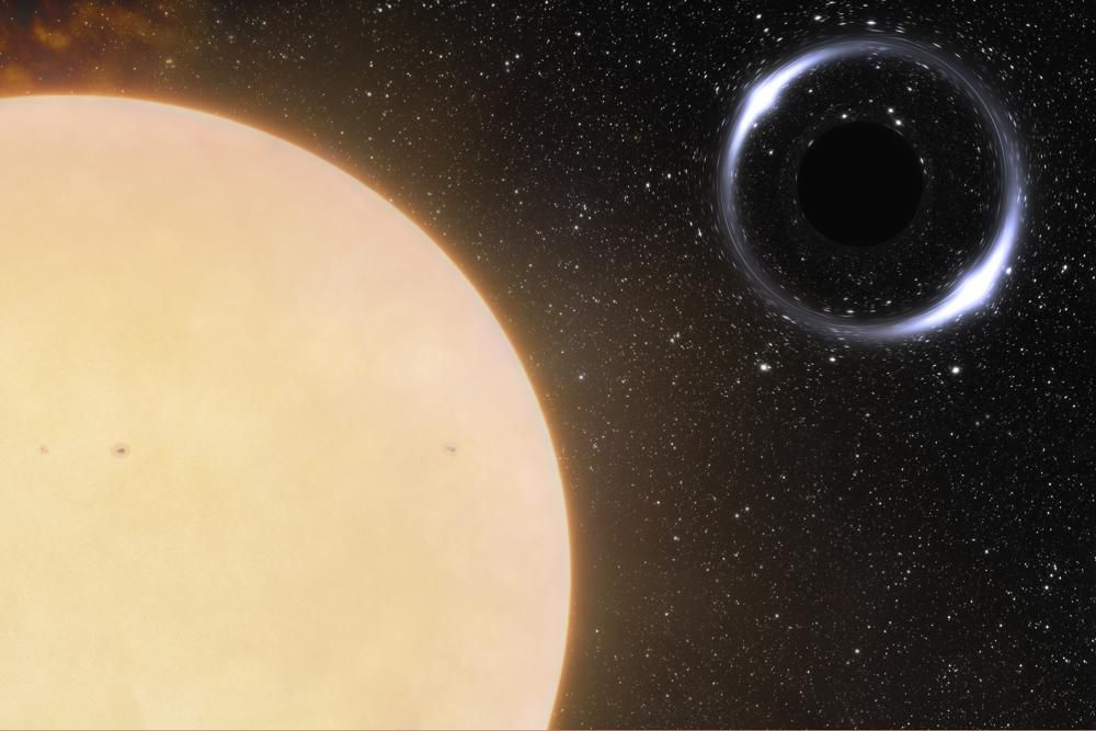 Así es el hoyo negro más cercano a la Tierra; fue identificado por la sonda Gaia