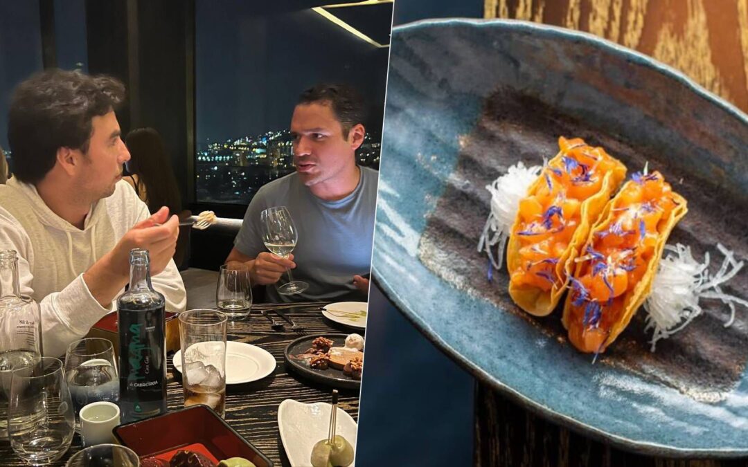‘Checo’ Pérez: Este es el lujoso restaurante con  tacos de 1000 pesos donde comió en Barcelona