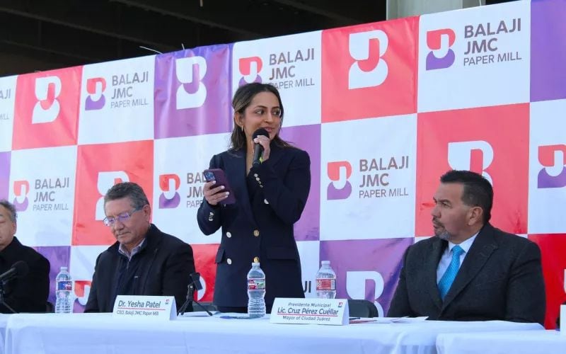 Inaugura Balaji JMC Paper planta en Chihuahua