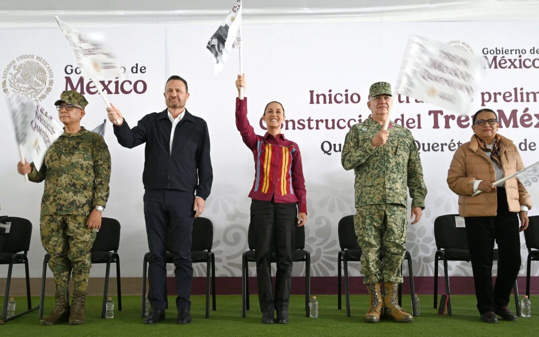 Sheinbaum retoma proyecto de Peña Nieto: ‘Hoy inician estudios del Tren México-Querétaro’