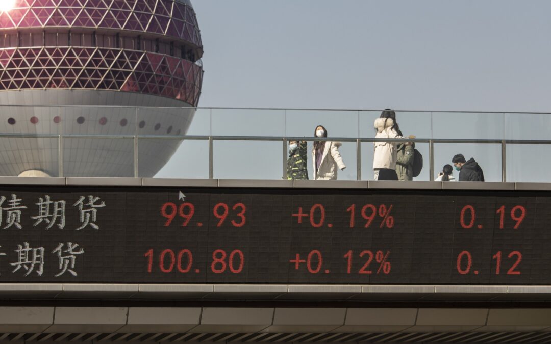 La mayoría de las acciones de Asia caen a medida que el crecimiento de China se ve desigual