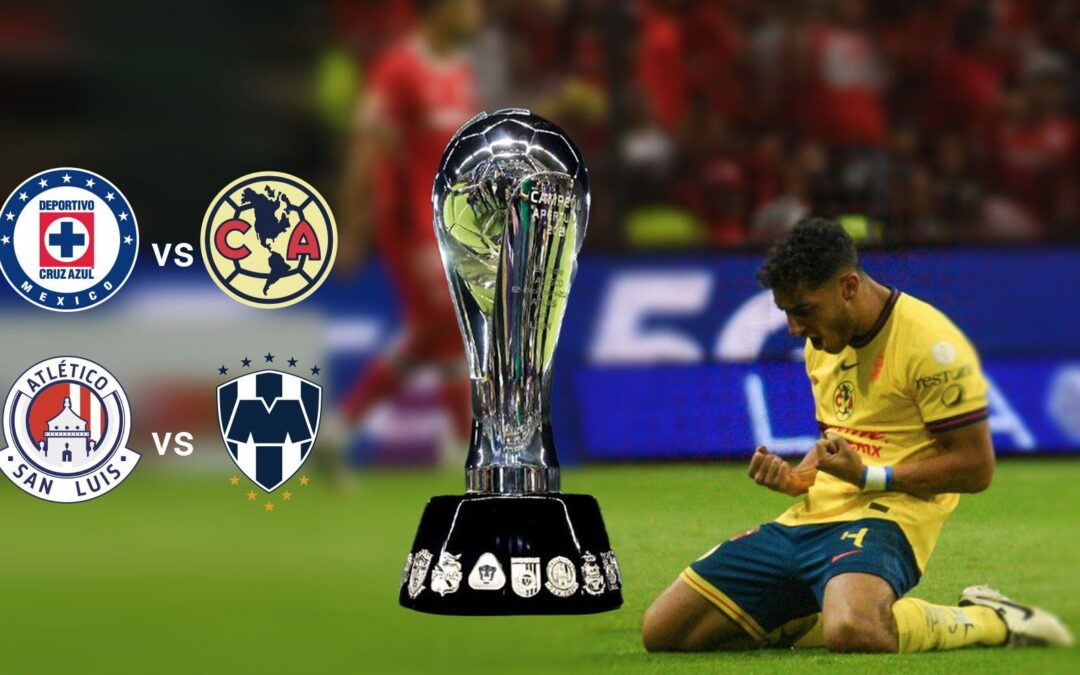 Horarios oficiales de semifinales Liga MX: ¿Cuándo se juega Cruz Azul vs. América y San Luis vs. Monterrey?