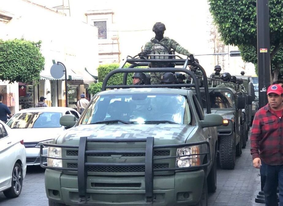 Militares ‘blindan’ Apaseo el Grande tras narco ataques